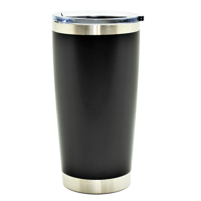 500543- BLACK 20OZ STAINLESS STEEL TUMBLER